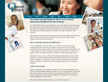 Tablet Screenshot of garrett-insurance.com